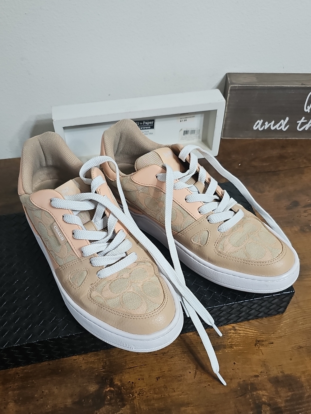 Coach Faded Blush Women's Low-Top Signature Sneakers